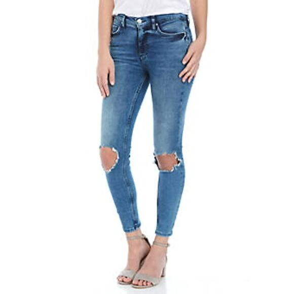 Free People Busted High Rise Distressed Skinny Jeans Size 29 NWT - Picture 2 of 9